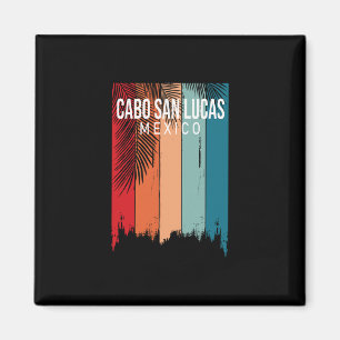 Cabo San Lucas Mexiko Retro Magnet