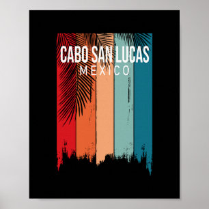 Cabo San Lucas Mexiko Retro Poster