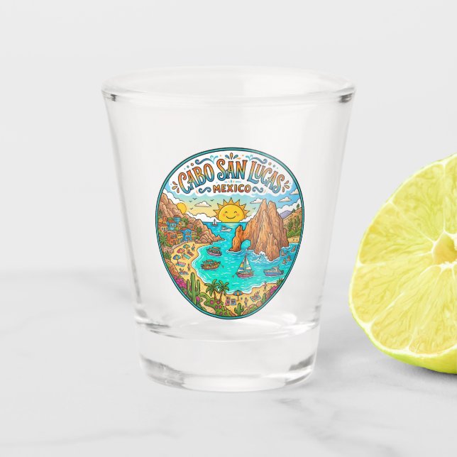 Cabo San Lucas Mexiko Schnapsglas (Vorderseite)