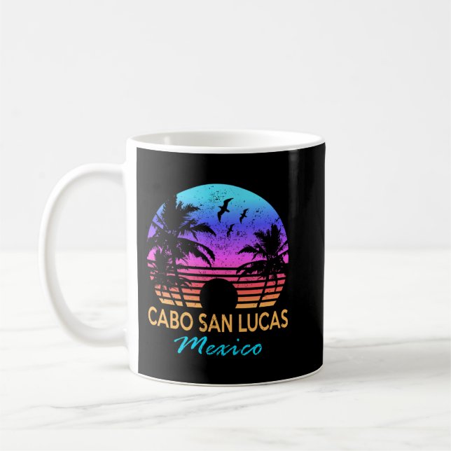 CABO SAN LUCAS MEXIKO Strandurlaub Vintag Kaffeetasse (Links)