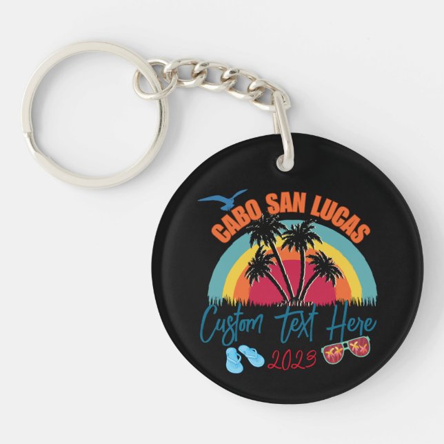 Cabo San Lucas Mexiko Urlaub Personalisierung Schlüsselanhänger (Vorderseite)