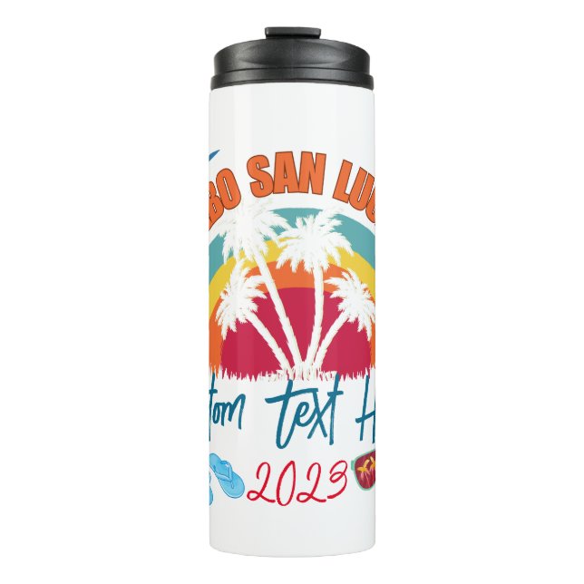 Cabo San Lucas Mexiko Urlaub Personalisierung Thermosbecher (Vorderseite)