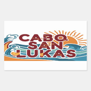 Cabo San Lucas Rechteckiger Aufkleber