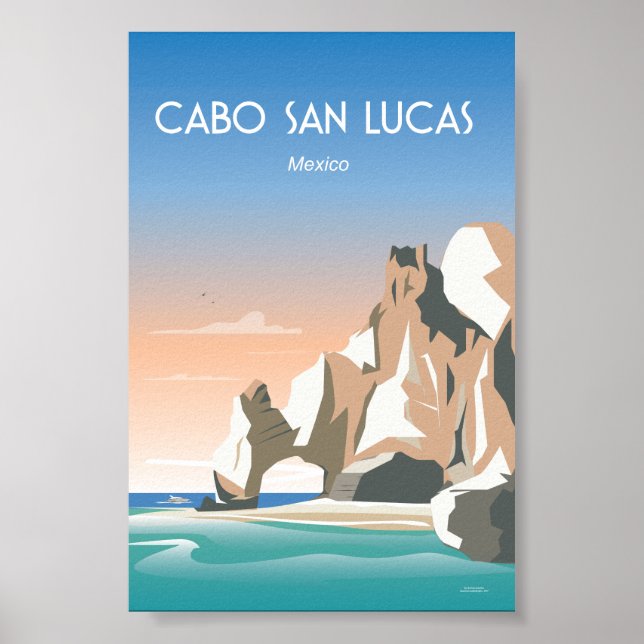 Cabo san lucas Reiseplakat Poster (Vorne)