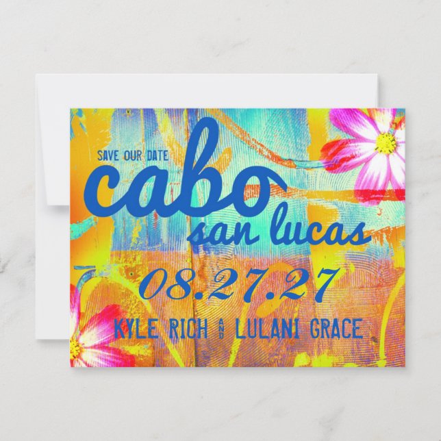 CABO SAN LUCAS Save the Date Zielort (Vorderseite)