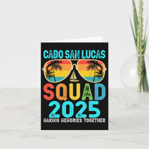 Cabo San Lucas Squad 2025 Urlaub Freunde Familie  Karte
