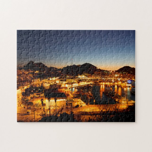 Cabo San Lucas Stadtbild am Sonnenuntergang, (Horizontal)