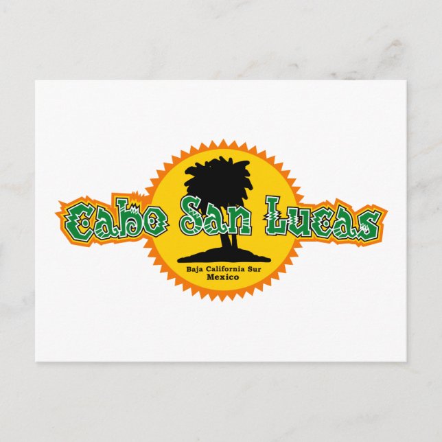 Cabo San Lucas Sun Postkarte (Vorderseite)