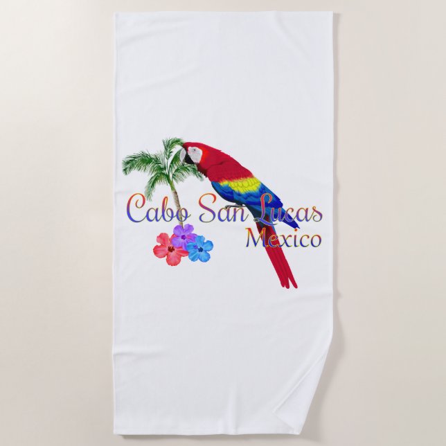 Cabo San Lucas Tropical Beach Strandtuch (Vorderseite)
