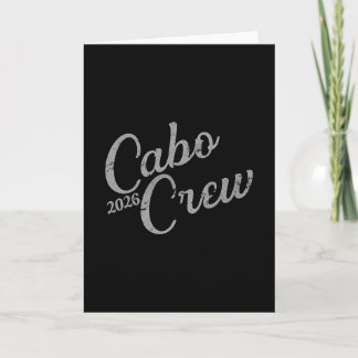 Cabo Vacation Group Design 2026 cabo Crew Mexico T Karte