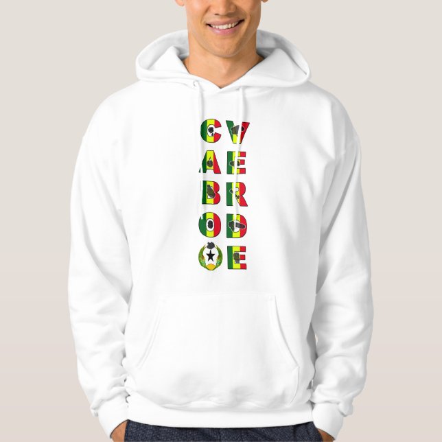 Cabo Verde Colors Hoodie (Vorderseite)