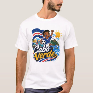 Cabo Verde Fußballparadies – Tropische Inseln So T-Shirt