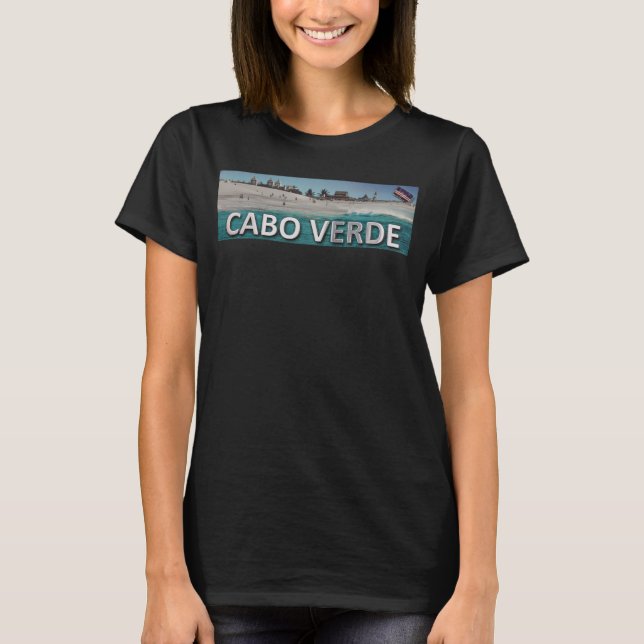 Cabo Verde Metallic Beach T-Shirt (Vorderseite)
