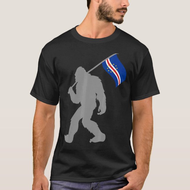 Cabo Verde oder kap-verdische Flagge auf kap-verdi T-Shirt (Vorderseite)