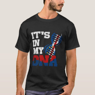 Cabo Verde Seine in meiner DNA Cabo Verdean Fahne  T-Shirt