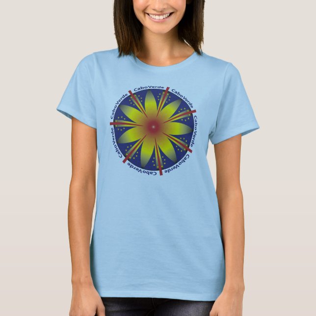 Cabo Verde Stern-Explosion T - Shirt (Vorderseite)