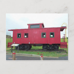 Caboose am Bladensburg Wasserpark Postkarte