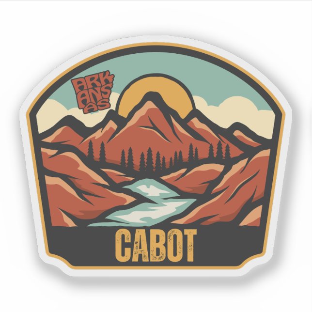 Cabot, Arkansas Aufkleber (Vorderseite)