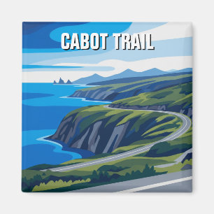 Cabot Trail Nova Scotia Kanada Reise Magnet