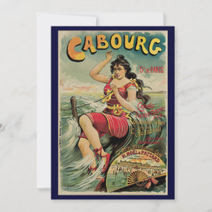 Cabourg, Frankreich Beach Resort, Vintage Reise Ku
