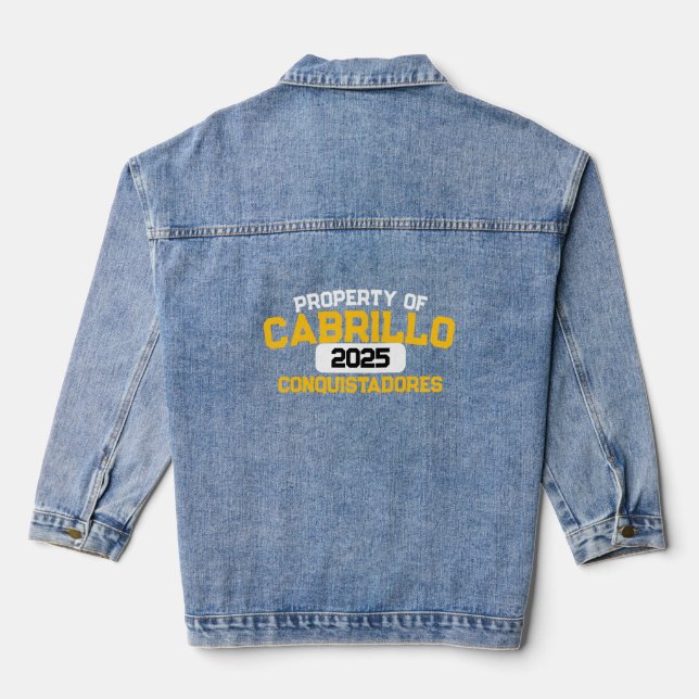 Cabrillo Library Hoodie Jeansjacke (Rückseite)