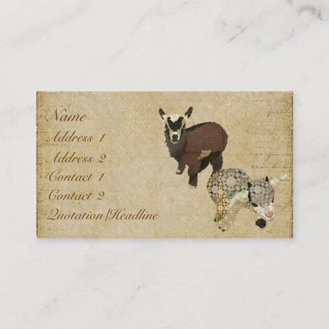 Cabrito Visitenkarte/Umbauten Visitenkarte (Vorderseite)