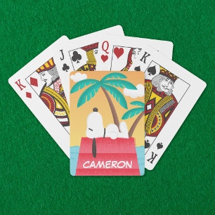 cacahuètes   Snoopy Tropical Deco   Jeux de cartes