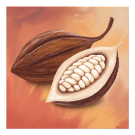 Cacao Pod Fotodruck