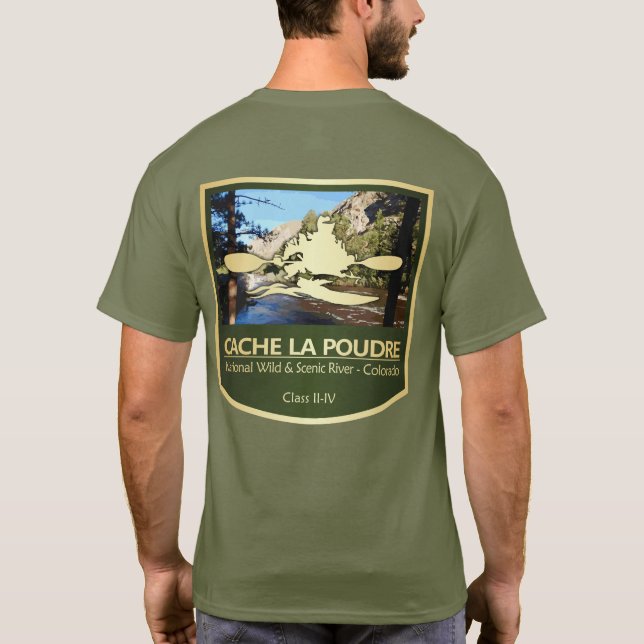 Cache la Poudre (PFK) T-Shirt (Rückseite)
