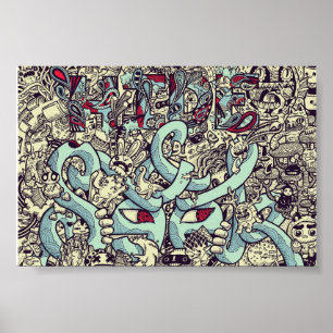 Cachez ! Poster d'Art Pop !