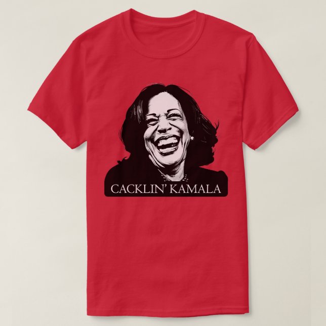 Cacklin Kamala Laughing T-Shirt (Design vorne)