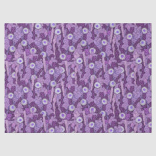 Cacti Camouflage, Blumenmuster, Lila Violett Seidenpapier
