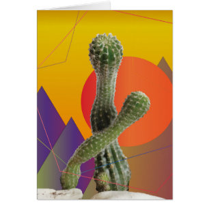 Cacti Elegant Grußkarte