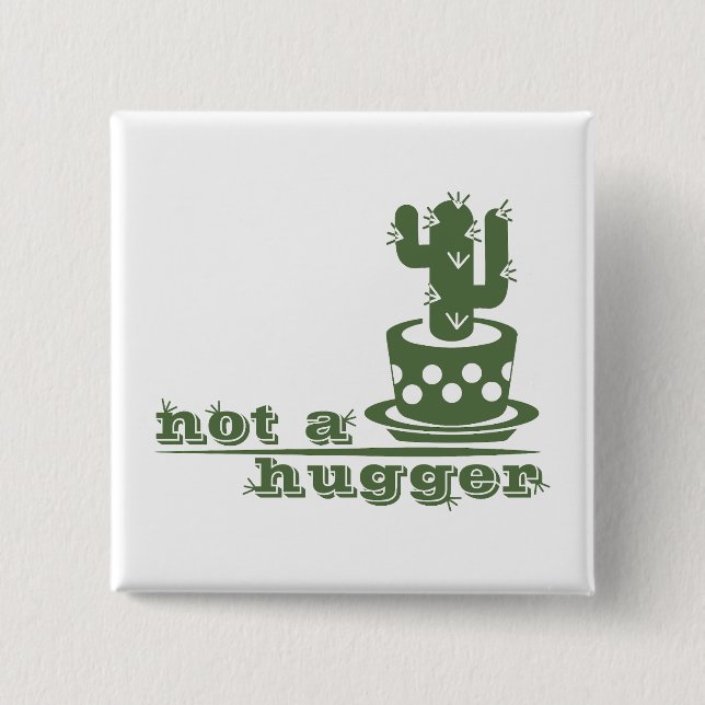 Cacti Kein lustiges Sprichwort Button (Vorderseite)