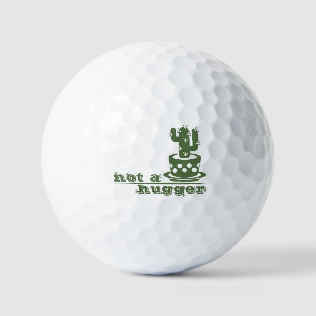 Cacti Kein lustiges Sprichwort Golfball (Vorderseite)