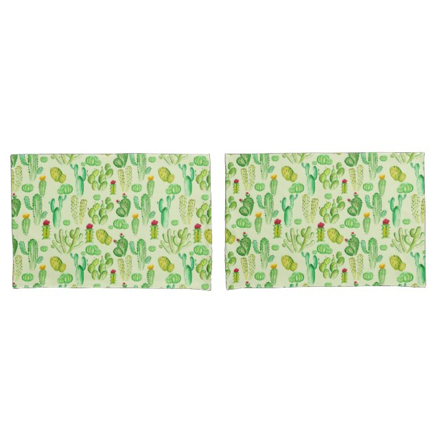 Cacti-Muster-Set Kissenbezug (Vorderseite-Set)