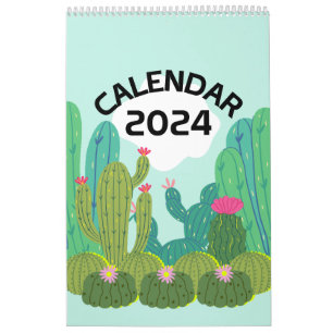 Cacti Paradise Calendar 2024 Kalender