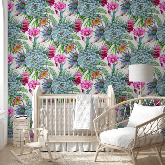 Cacti Pattern Tapete (Kinder)