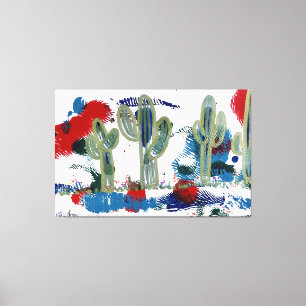 Cacti sagt Hallo, Starke Leinwand
