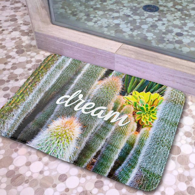 Cacti sukkulente Fotografie Traumziffer Skript Badematte (Von Creator hochgeladen)