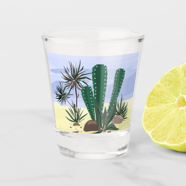 Cacti, Süßungsmittel. Schnapsglas (Vorderseite)