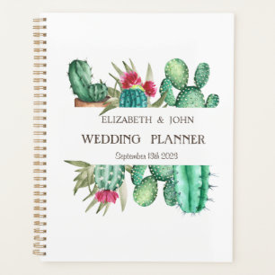 Cactus à points polka aquarelle