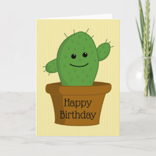 Cactus Alles Gute zum Geburtstag Karte