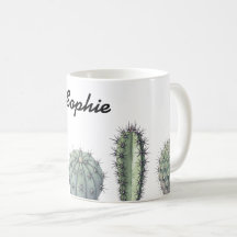 Cactus Aquarell Tasse