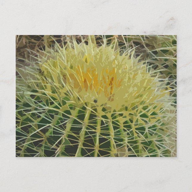Cactus art #1 Postcard Postkarte (Vorderseite)