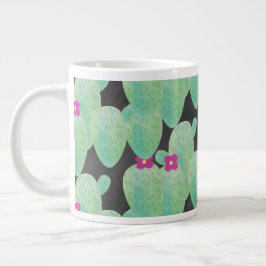 Cactus Art Pink Blossom Jumbo-Tasse