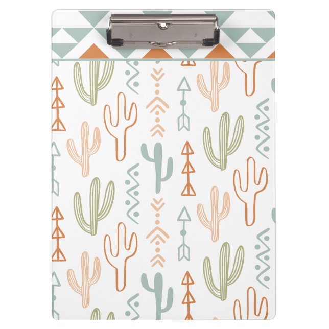 Cactus Aztec Western Folder Klemmbrett (Vorderseite)