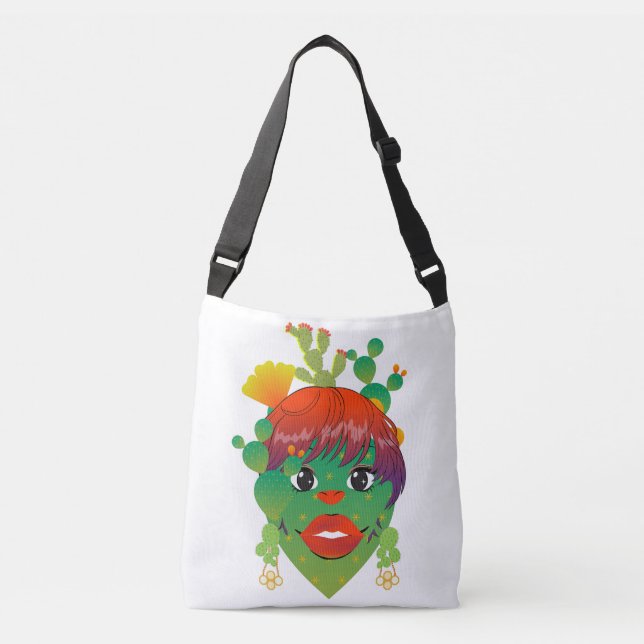 Cactus Bags 3 Tragetaschen Mit Langen Trägern (Vorderseite)
