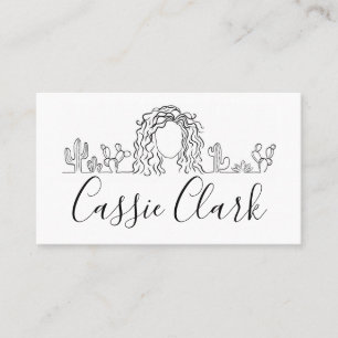 Cactus Beauty Salon Business Card Visitenkarte