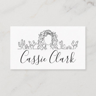 Cactus Beauty Salon Business Card Visitenkarte